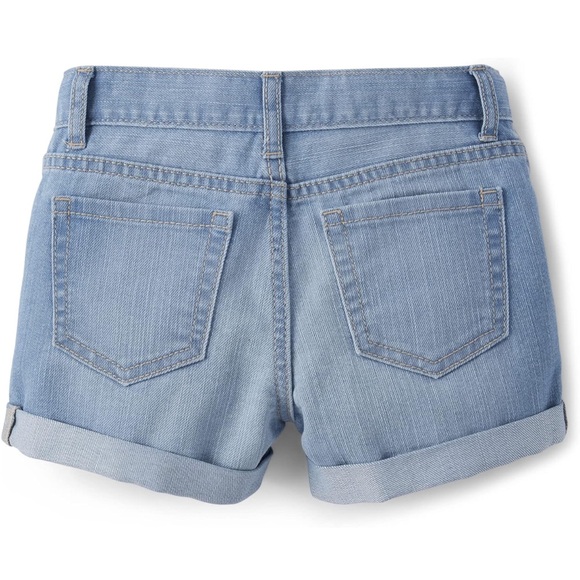 The Children’s Place Gurls Roll Cuff Denim Short set. Size 10. NWT - Picture 2 of 4